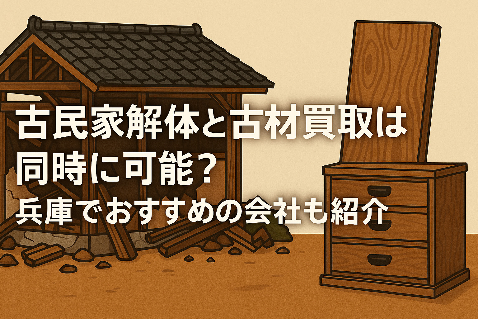 古民家解体と古材買取は一緒にお願いできる？おすすめの会社も紹介