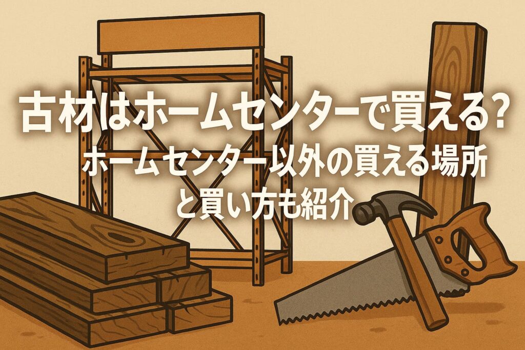 古材はホームセンターでも買える？買える場所と買い方を紹介